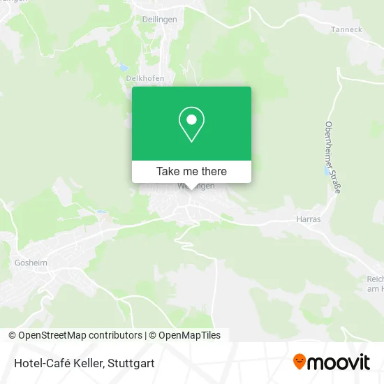 Карта Hotel-Café Keller