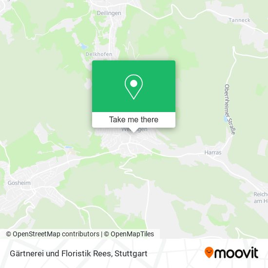 Gärtnerei und Floristik Rees map