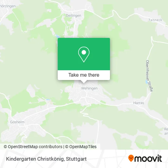 Карта Kindergarten Christkönig