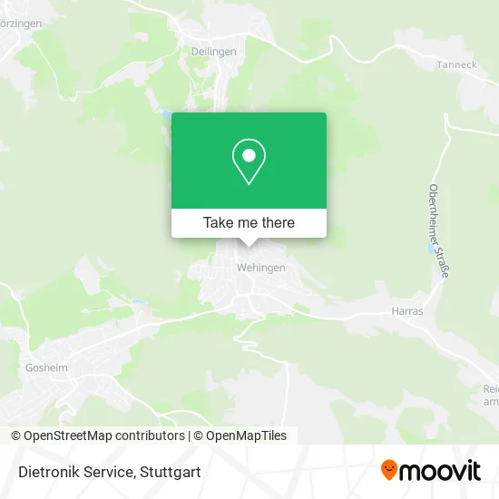 Карта Dietronik Service