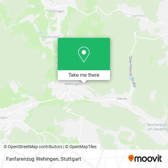 Карта Fanfarenzug Wehingen