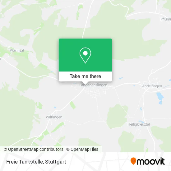 Карта Freie Tankstelle