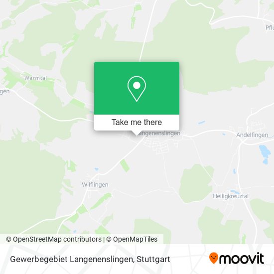 Gewerbegebiet Langenenslingen map