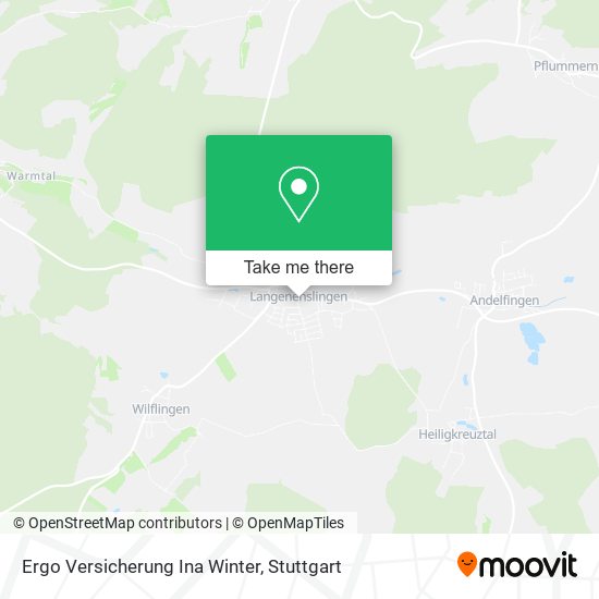 Ergo Versicherung Ina Winter map