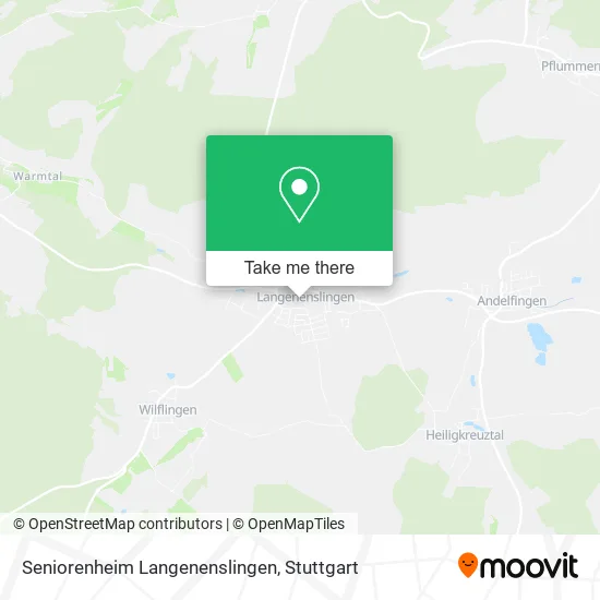 Карта Seniorenheim Langenenslingen