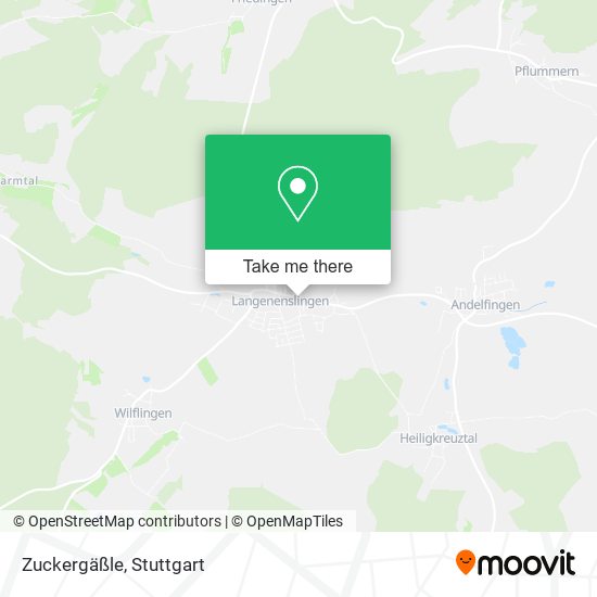 Карта Zuckergäßle