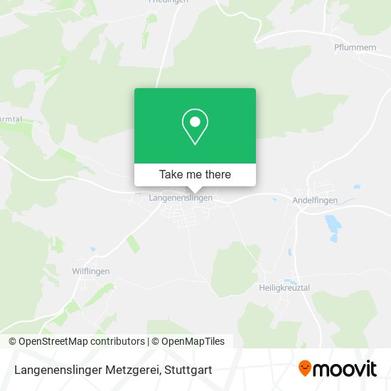 Langenenslinger Metzgerei map