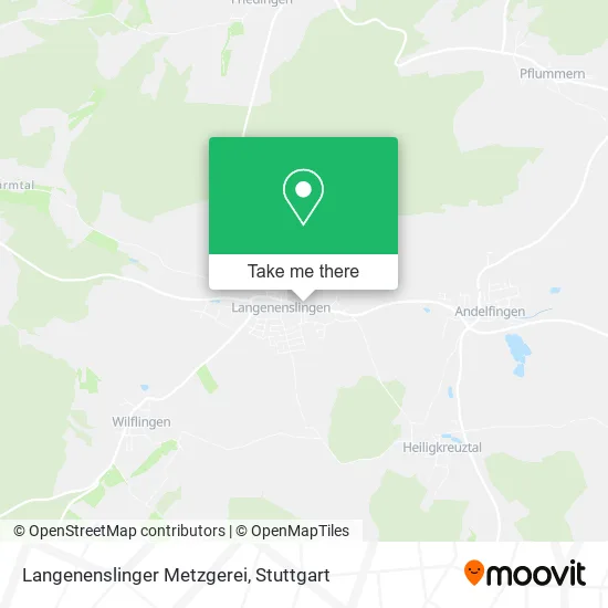 Карта Langenenslinger Metzgerei