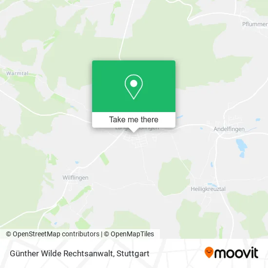Карта Günther Wilde Rechtsanwalt