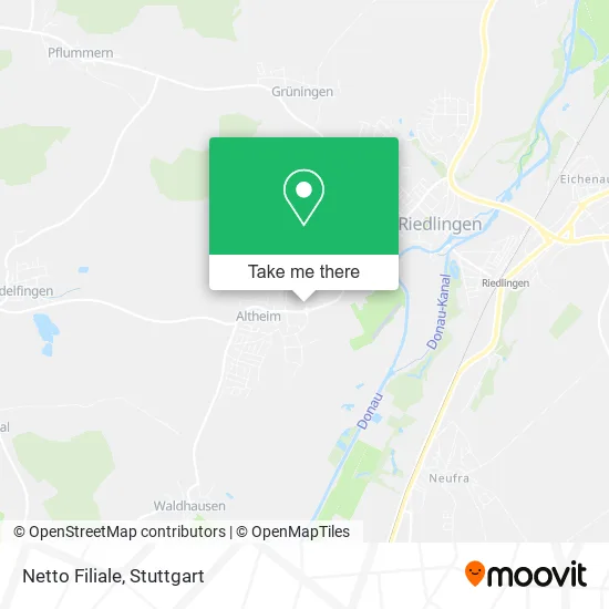 Карта Netto Filiale