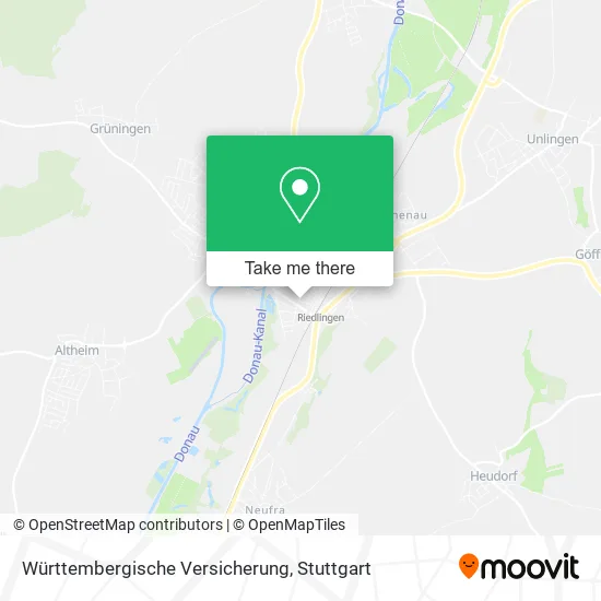 Карта Württembergische Versicherung