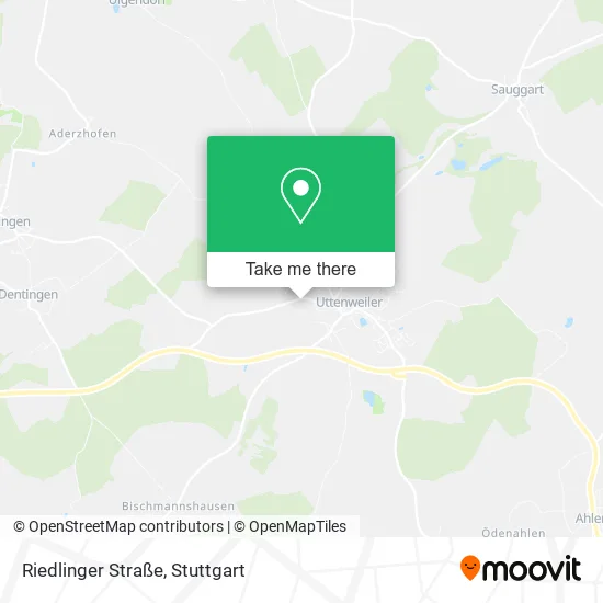 Карта Riedlinger Straße