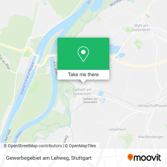Карта Gewerbegebiet am Lehweg