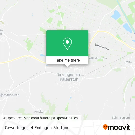Карта Gewerbegebiet Endingen