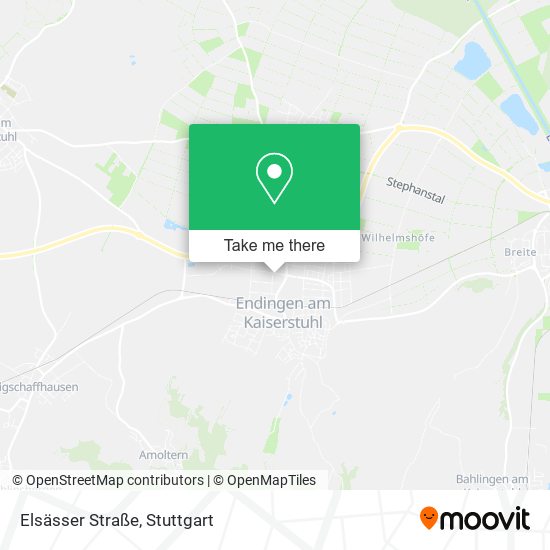 Elsässer Straße map