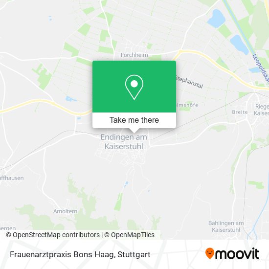 Frauenarztpraxis Bons Haag map