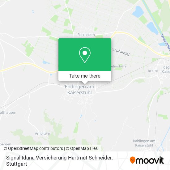 Карта Signal Iduna Versicherung Hartmut Schneider