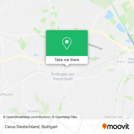 Карта Carus Deutschland