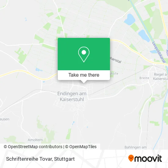 Карта Schriftenreihe Tovar