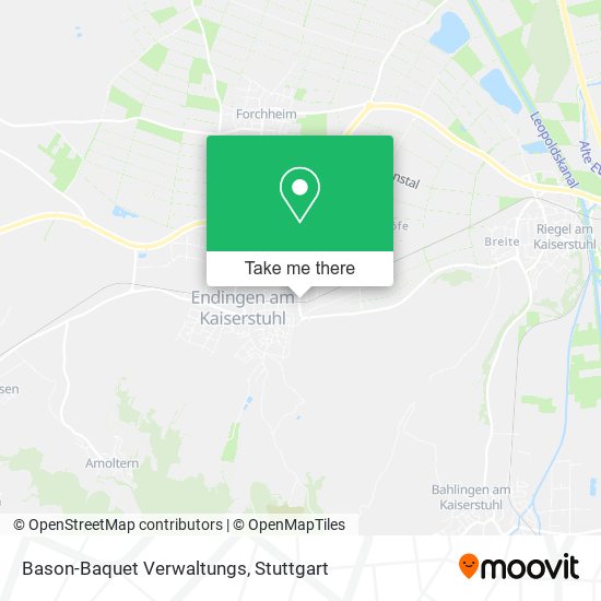 Bason-Baquet Verwaltungs map