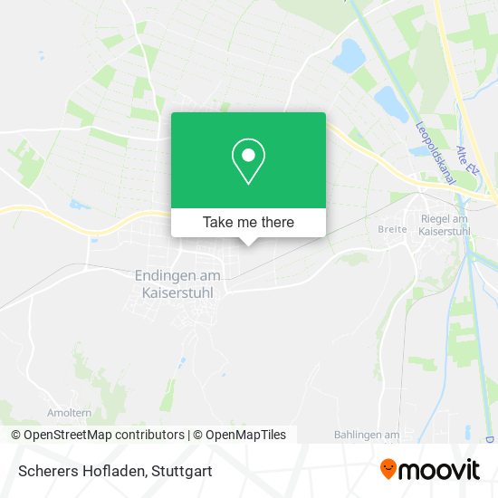 Карта Scherers Hofladen