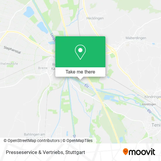 Карта Presseservice & Vertriebs