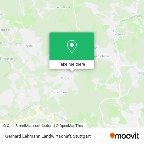 Карта Gerhard Lehmann Landwirtschaft