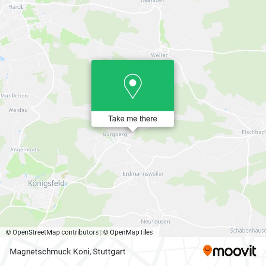 Карта Magnetschmuck Koni