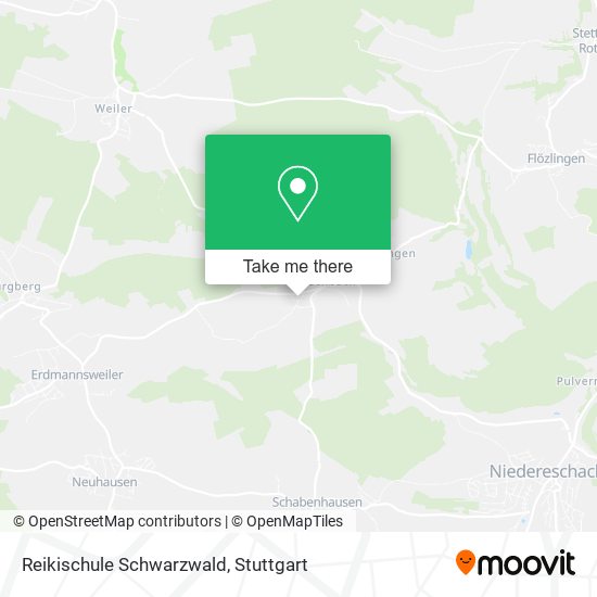 Reikischule Schwarzwald map