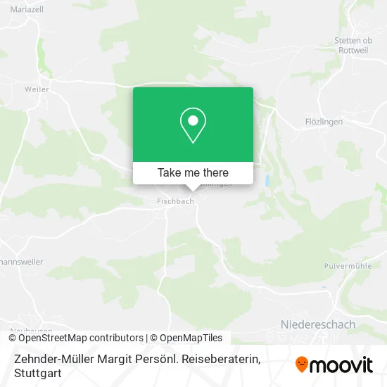 Карта Zehnder-Müller Margit Persönl. Reiseberaterin
