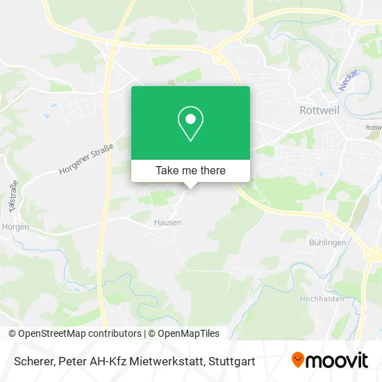 Карта Scherer, Peter AH-Kfz Mietwerkstatt