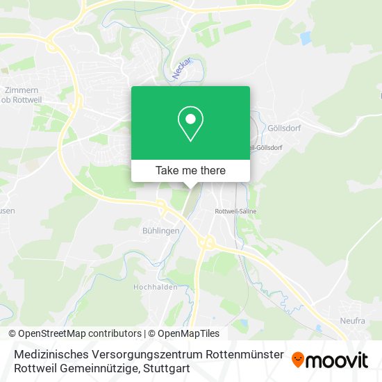 Medizinisches Versorgungszentrum Rottenmünster Rottweil Gemeinnützige map