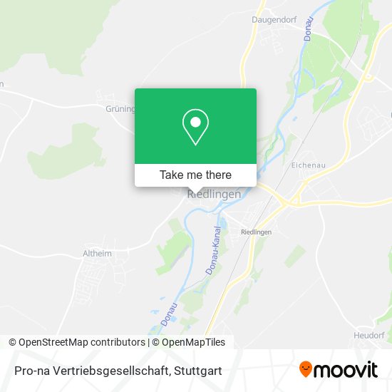 Pro-na Vertriebsgesellschaft map