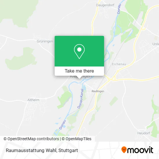 Карта Raumausstattung Wahl