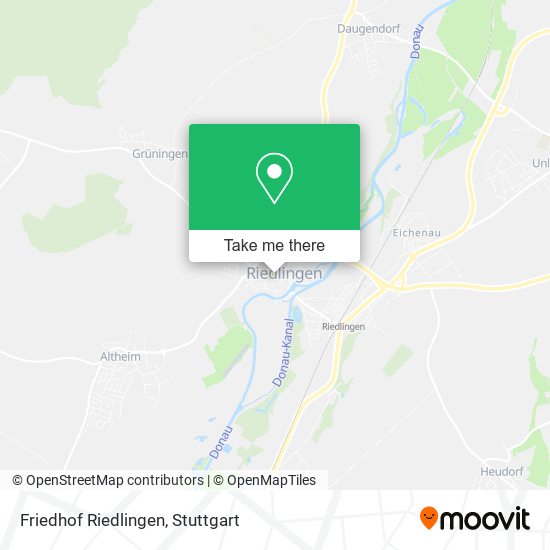 Friedhof Riedlingen map