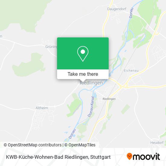 KWB-Küche-Wohnen-Bad Riedlingen map