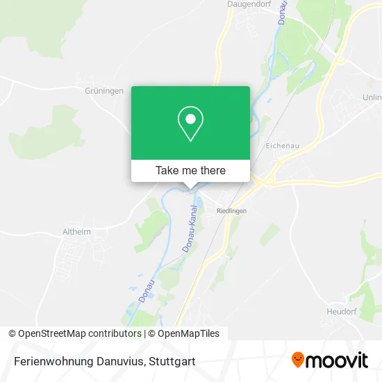 Карта Ferienwohnung Danuvius