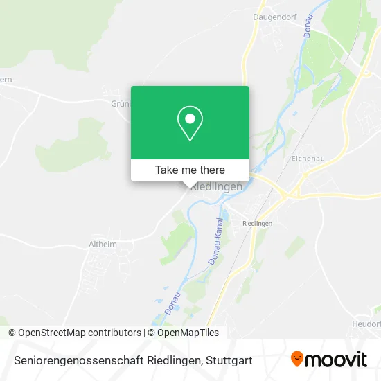 Карта Seniorengenossenschaft Riedlingen