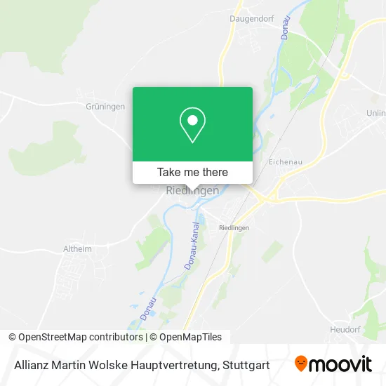 Карта Allianz Martin Wolske Hauptvertretung