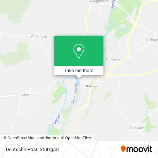 Карта Deutsche Post