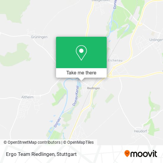 Ergo Team Riedlingen map
