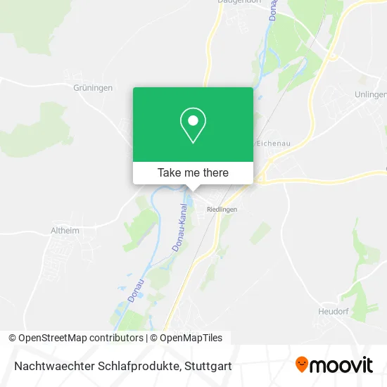Карта Nachtwaechter Schlafprodukte