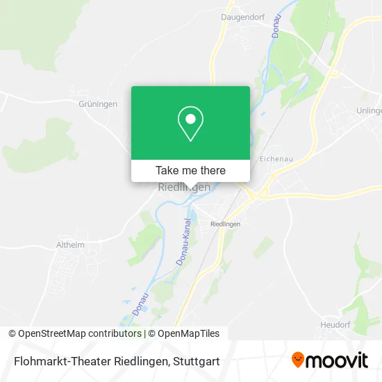 Карта Flohmarkt-Theater Riedlingen