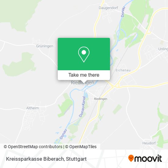 Kreissparkasse Biberach map