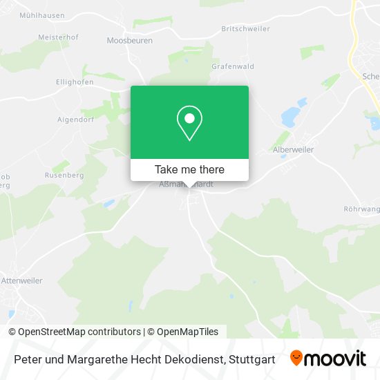 Peter und Margarethe Hecht Dekodienst map