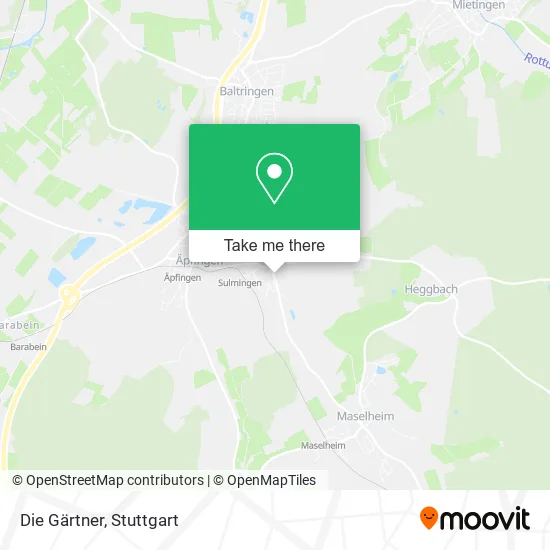 Карта Die Gärtner