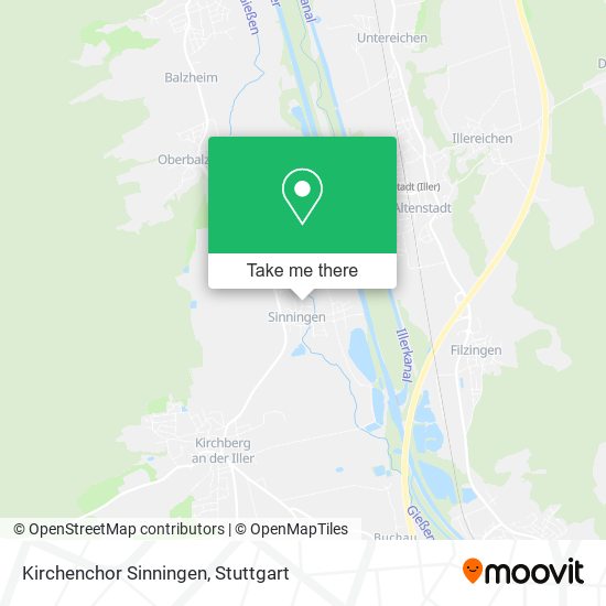 Kirchenchor Sinningen map