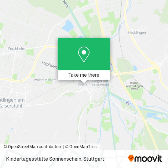 Kindertagesstätte Sonnenschein map
