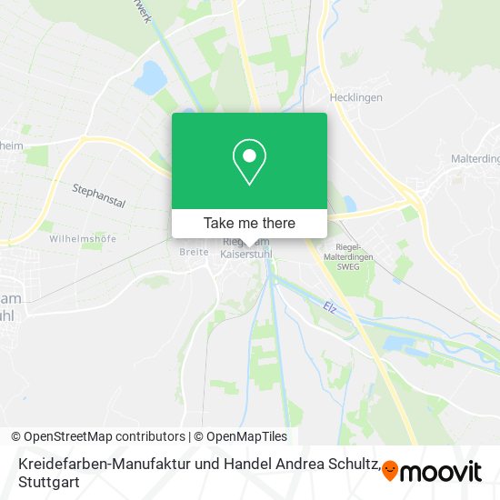 Kreidefarben-Manufaktur und Handel Andrea Schultz map