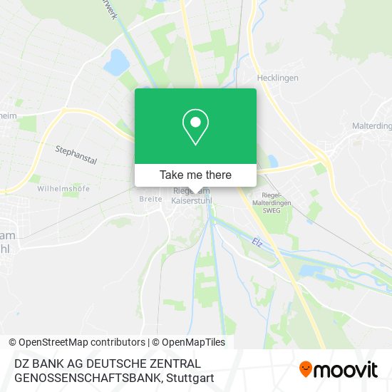 DZ BANK AG DEUTSCHE ZENTRAL GENOSSENSCHAFTSBANK map